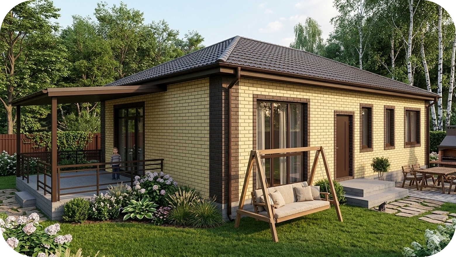Проект «Оазис» — 150 м²